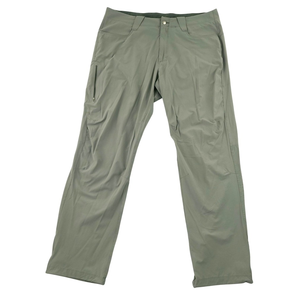 Outdoor Research Ferrosi Pants Mens 36x32 Gray Nylon Stretch Hiking Zip Pocket